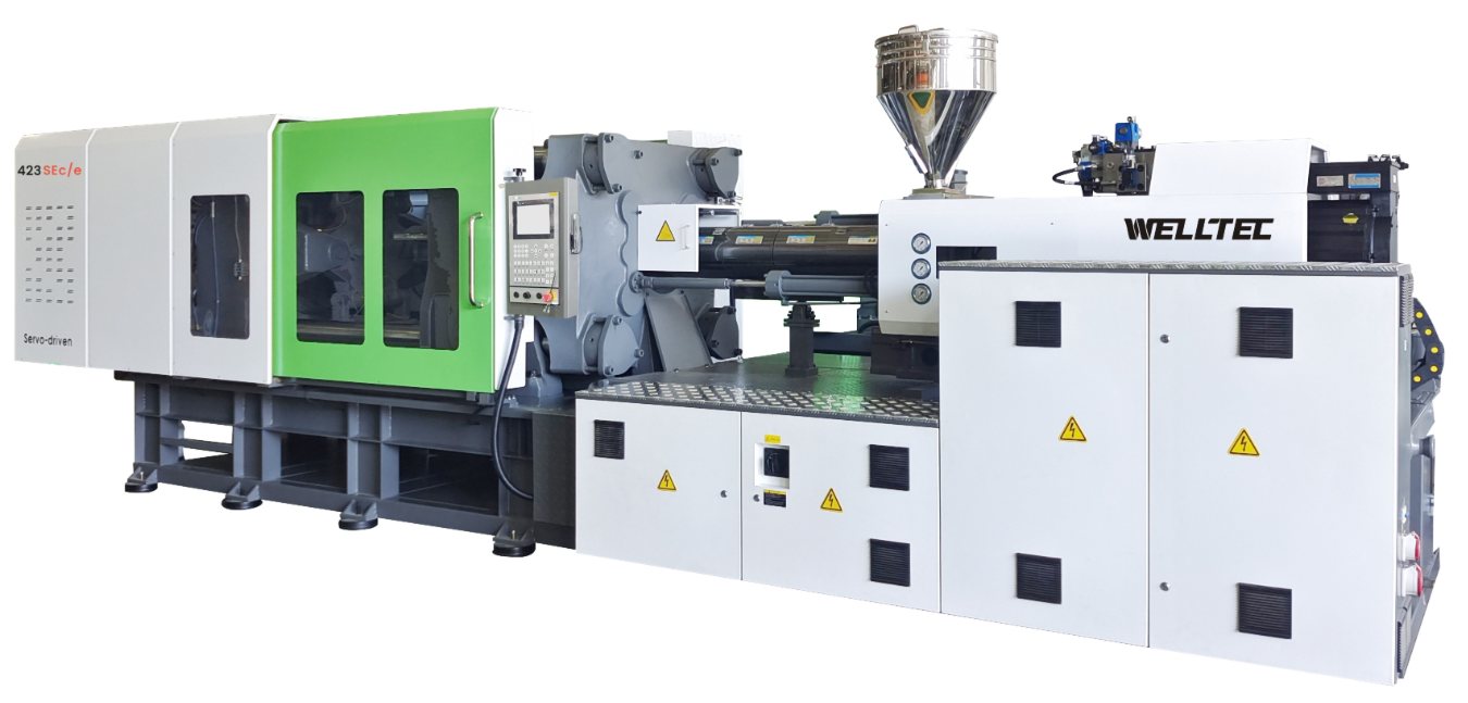 Welltec 423SEc/e Spritzgießmaschine für dünnwandige Produkte und hohe Einspritzgeschwindigkeiten